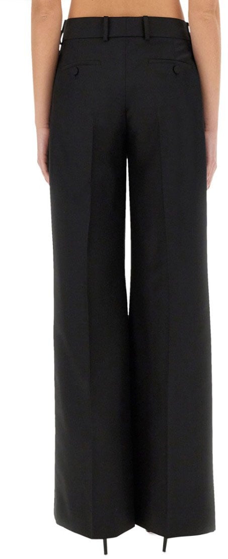 Alexander McQueen Pants With Side Stripes Zwart