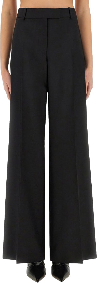 Alexander McQueen Pants With Side Stripes Zwart