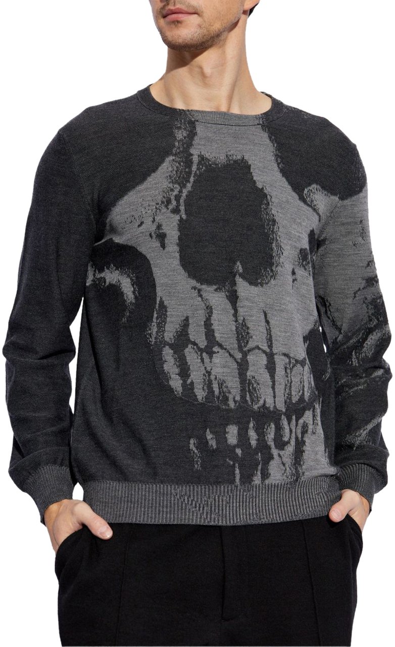 Alexander McQueen Sweaters Grey Grijs