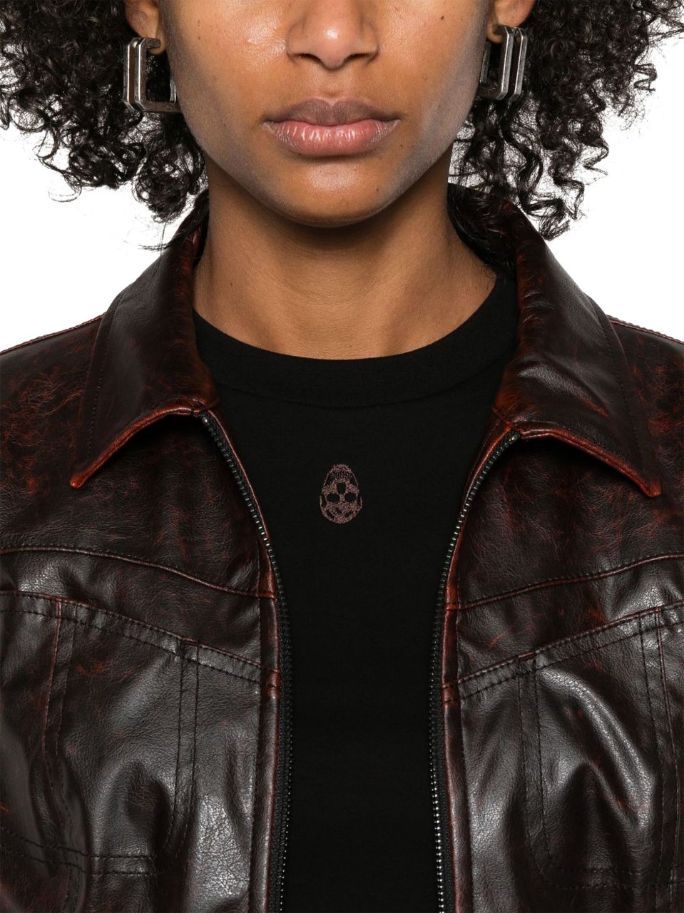 Alexander McQueen T-Shirts And Polos Black Zwart