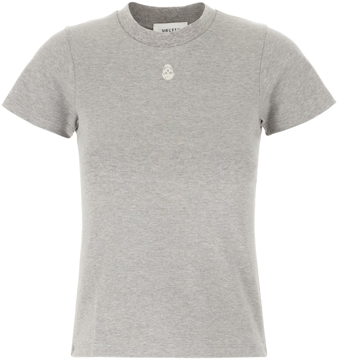 Alexander McQueen Alexander McQueen Grey cotton t-shirt Grijs