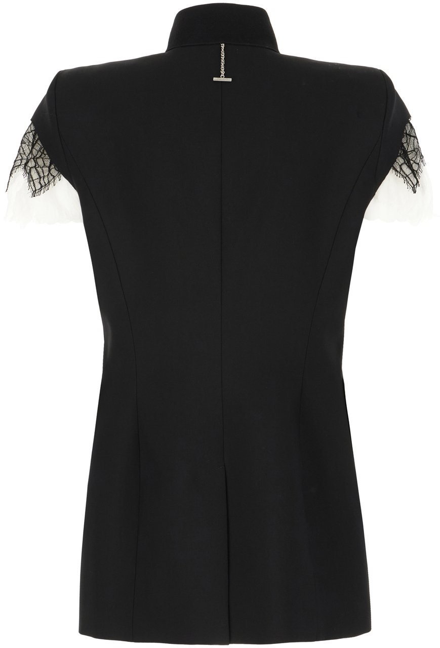 Alexander McQueen Alexander McQueen Black wool blazer Zwart