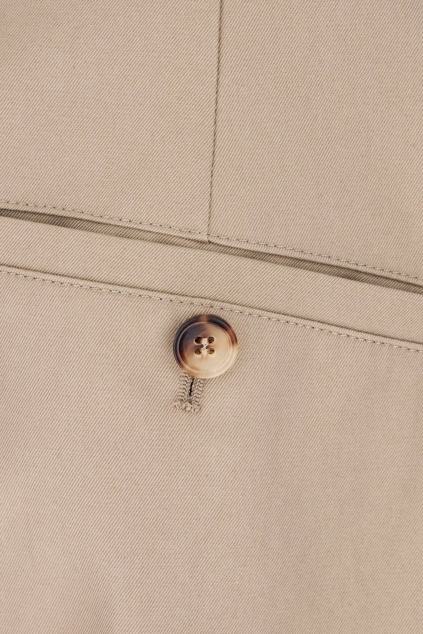 Alexander McQueen Alexander McQueen Dove grey cotton pants Grijs