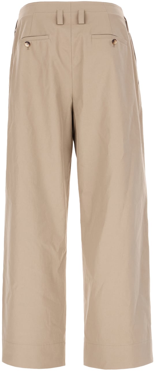 Alexander McQueen Alexander McQueen Dove grey cotton pants Grijs