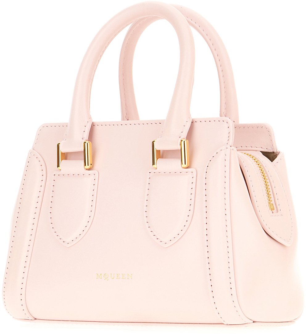Alexander McQueen Alexander McQueen Pink leather handbag Roze
