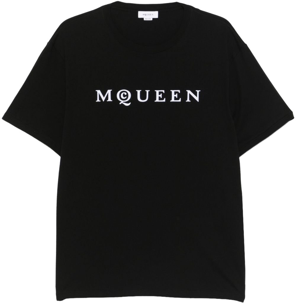 Alexander McQueen T-Shirts And Polos Black Zwart