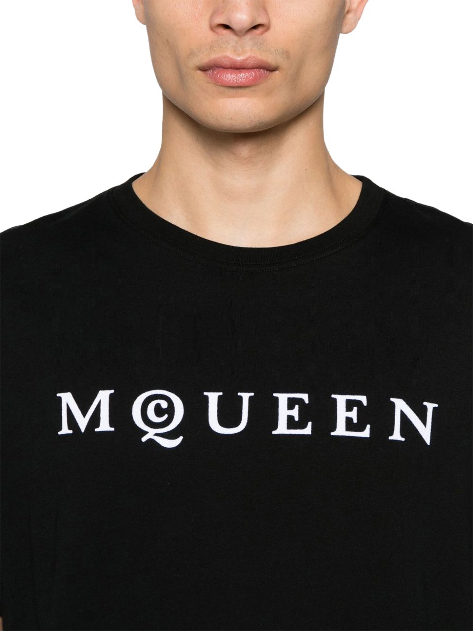 Alexander McQueen T-Shirts And Polos Black Zwart