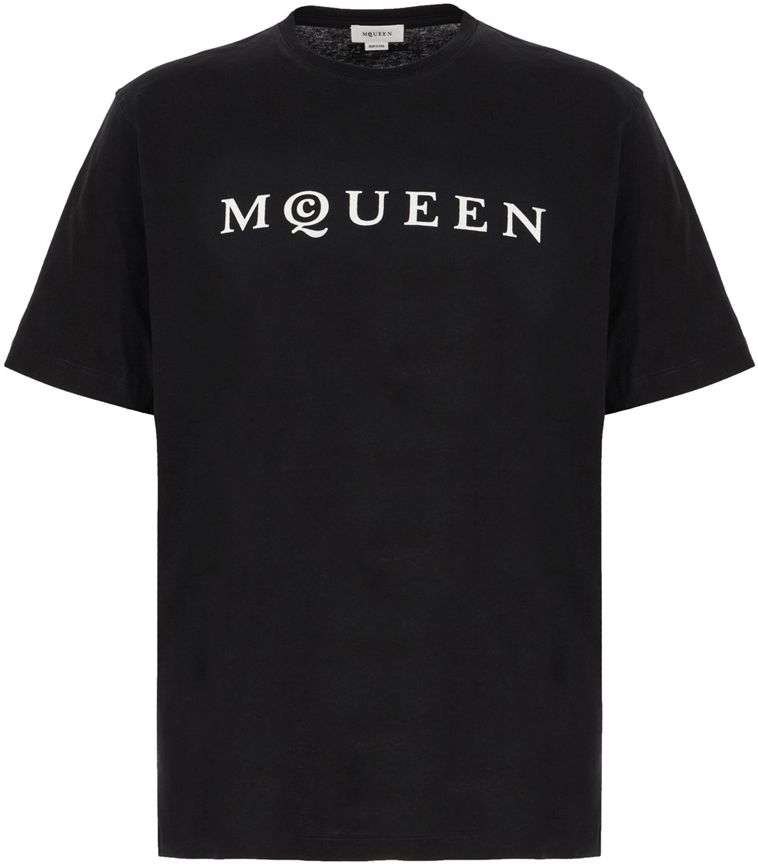 Alexander McQueen Alexander Mcqueen Black cotton t-shirt Zwart