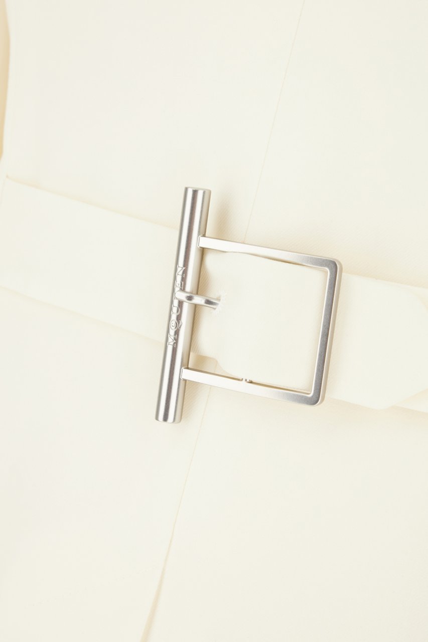 Alexander McQueen Alexander McQueen Ivory wool blazer Neutraal