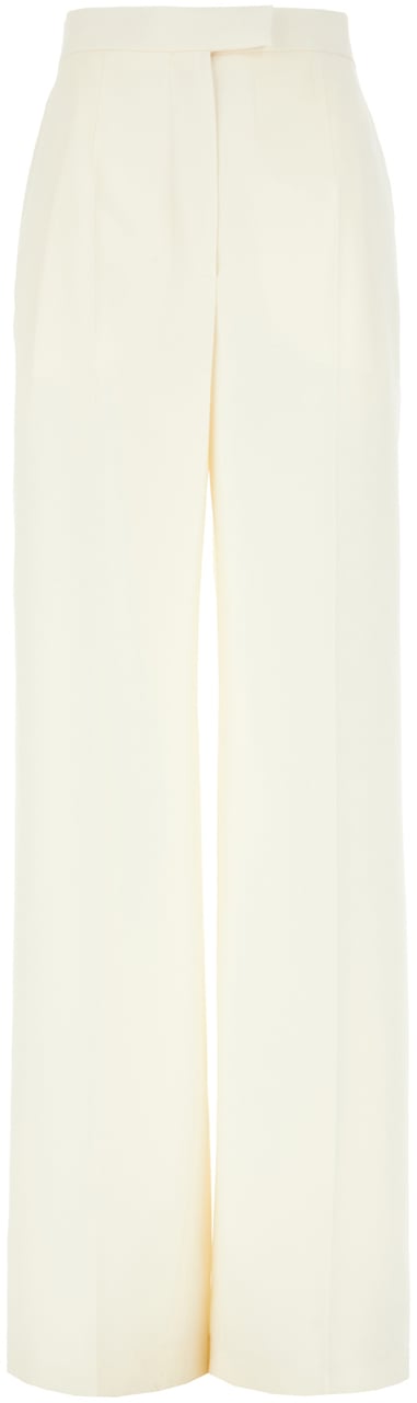 Alexander McQueen Alexander McQueen Ivory wool pants Neutraal