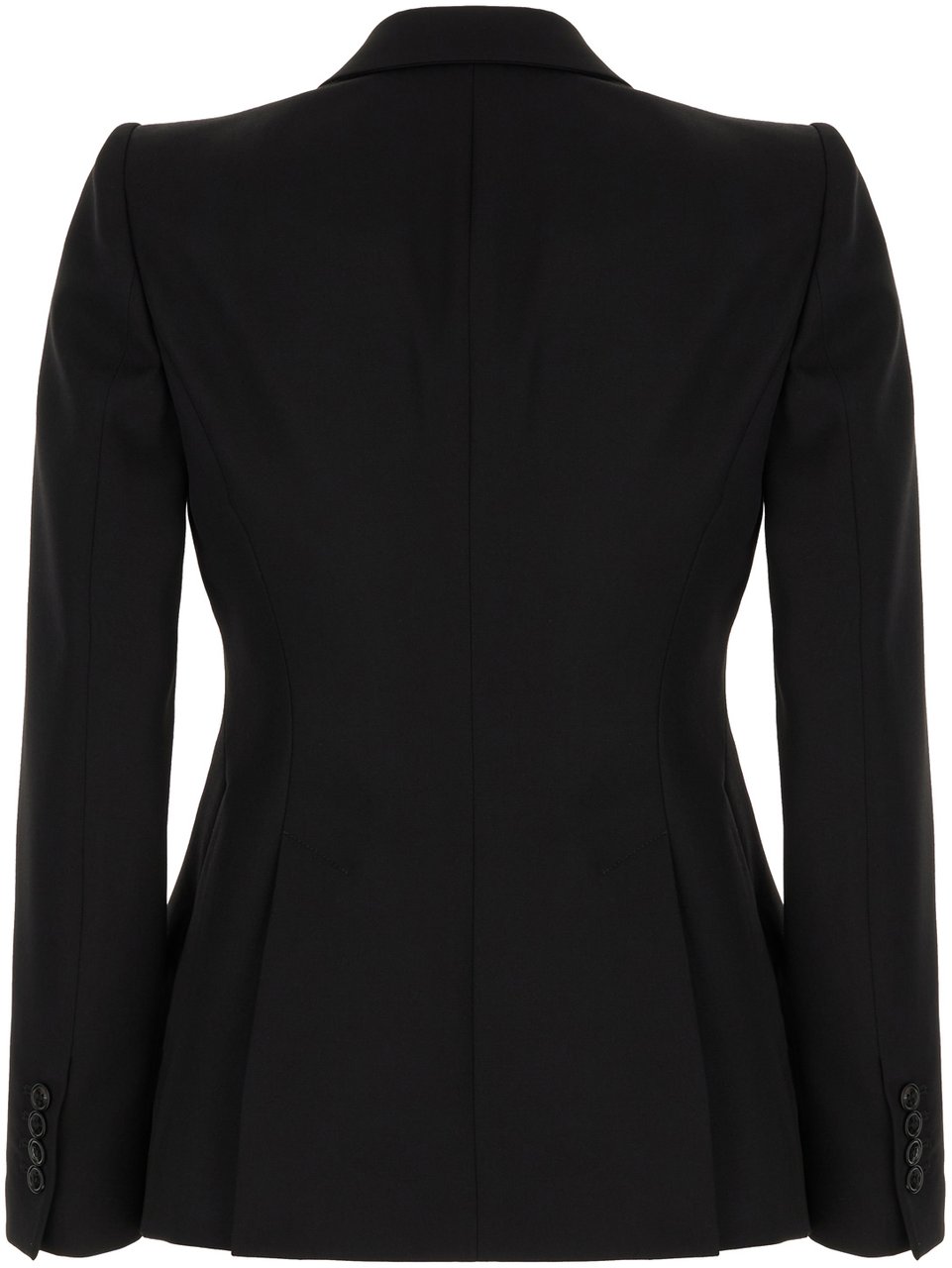 Alexander McQueen Alexander McQueen Black wool blazer Zwart
