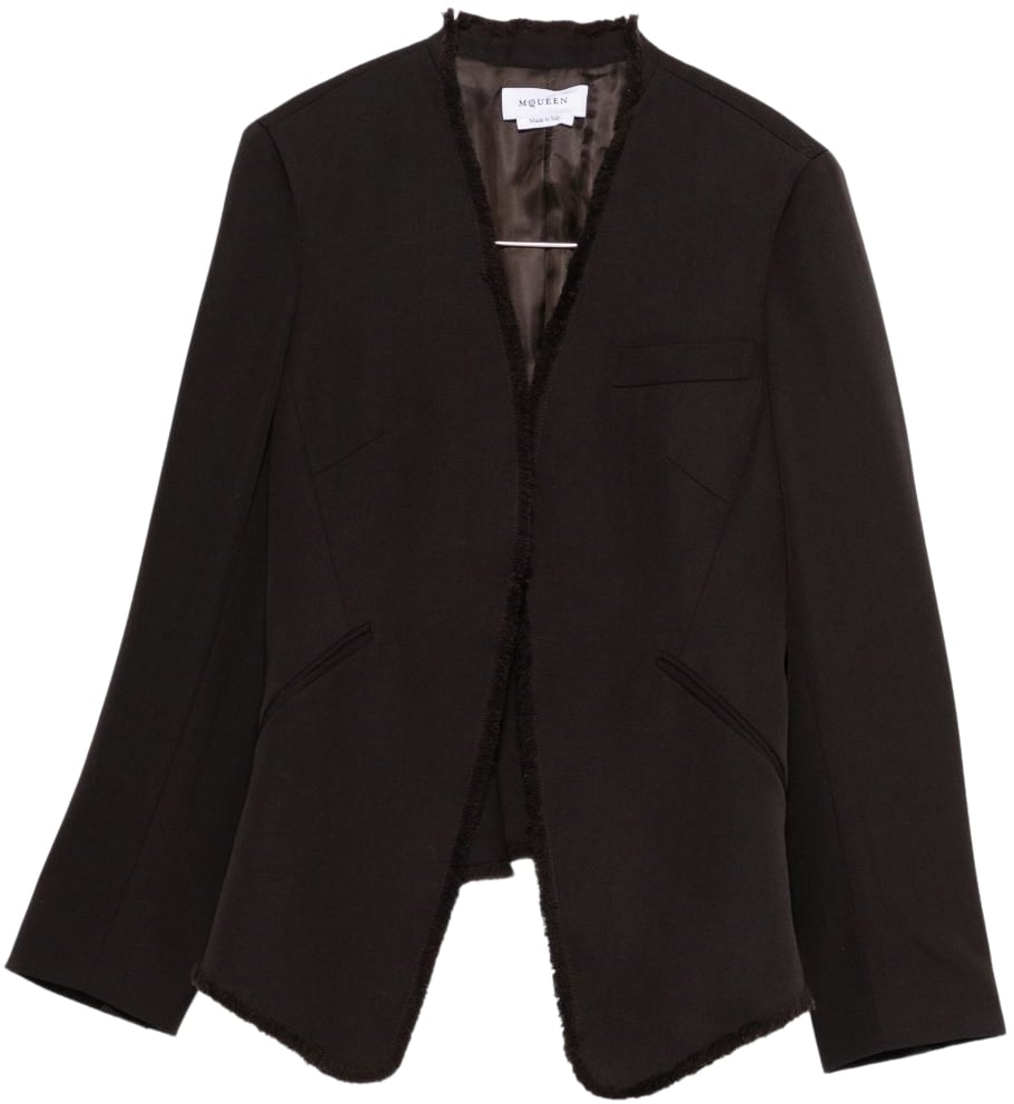 Alexander McQueen Jackets Brown Bruin