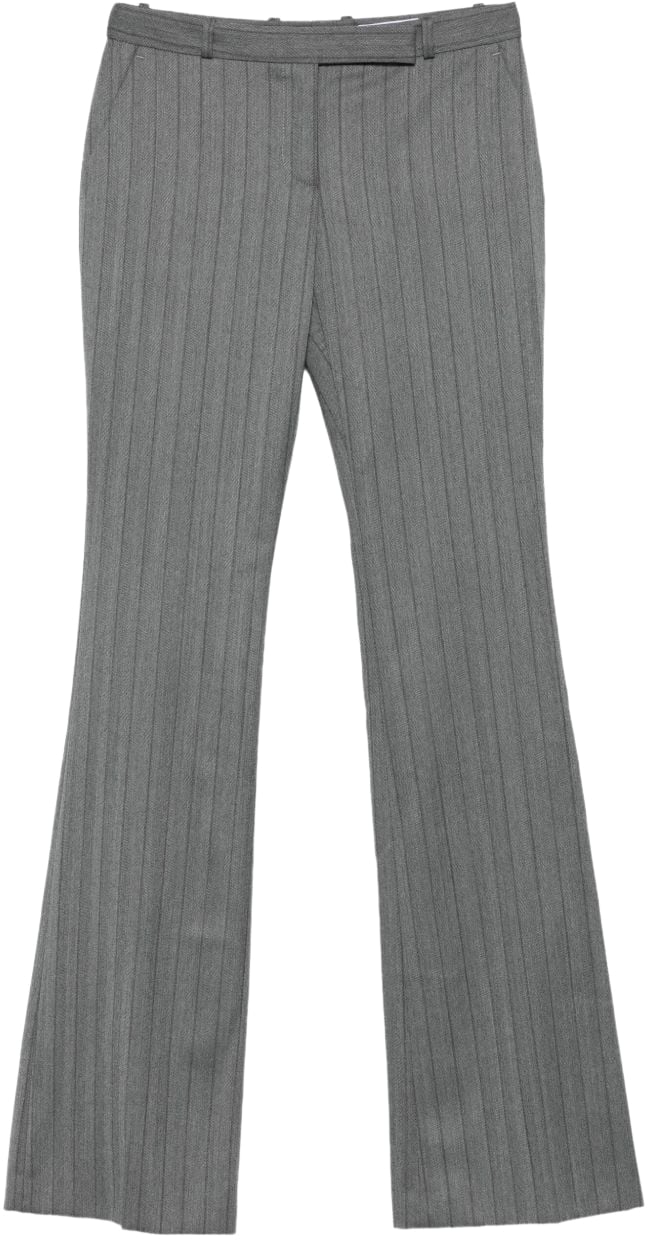 Alexander McQueen Trousers Grey Grijs