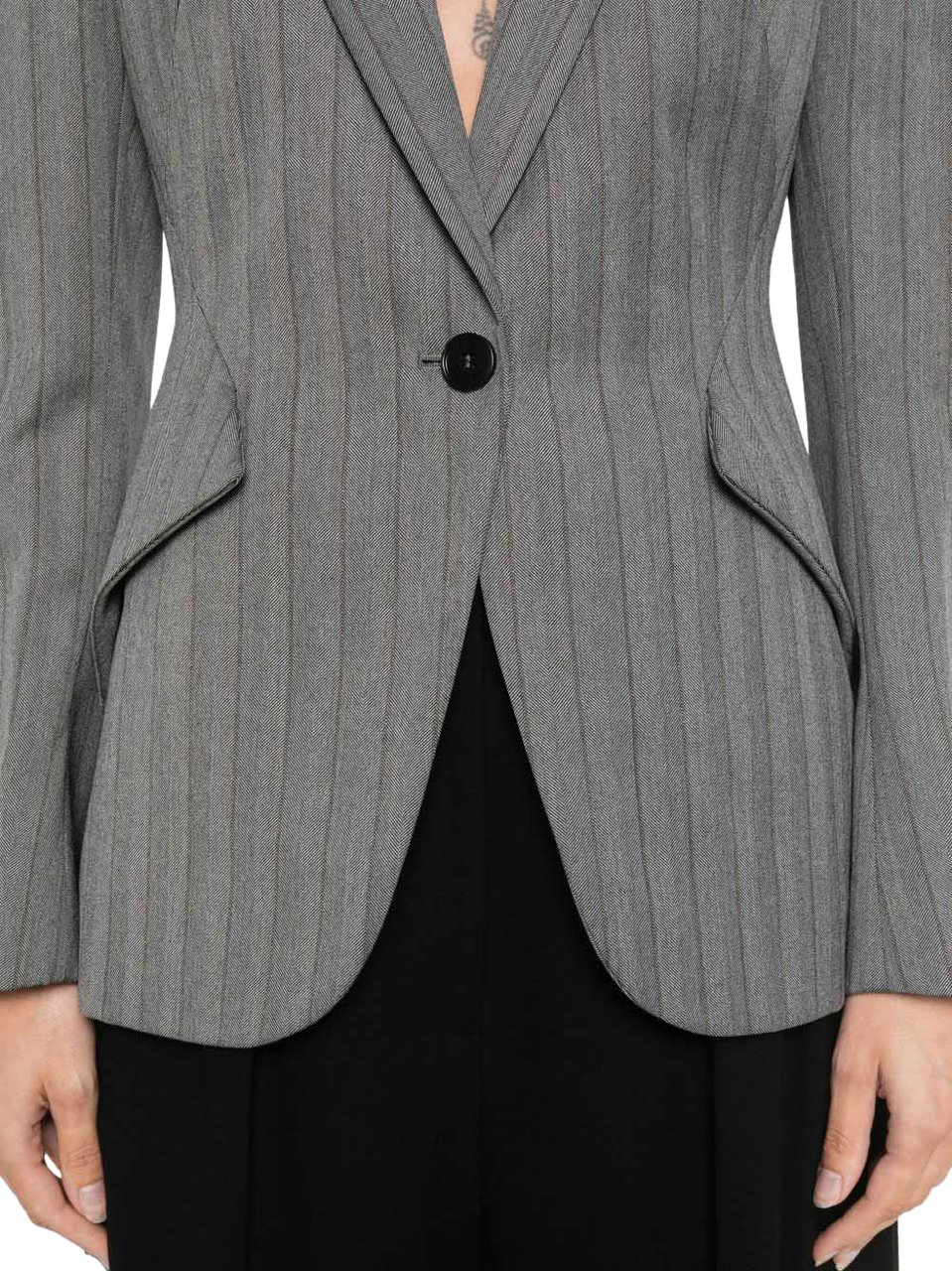 Alexander McQueen Jackets Grey Grijs