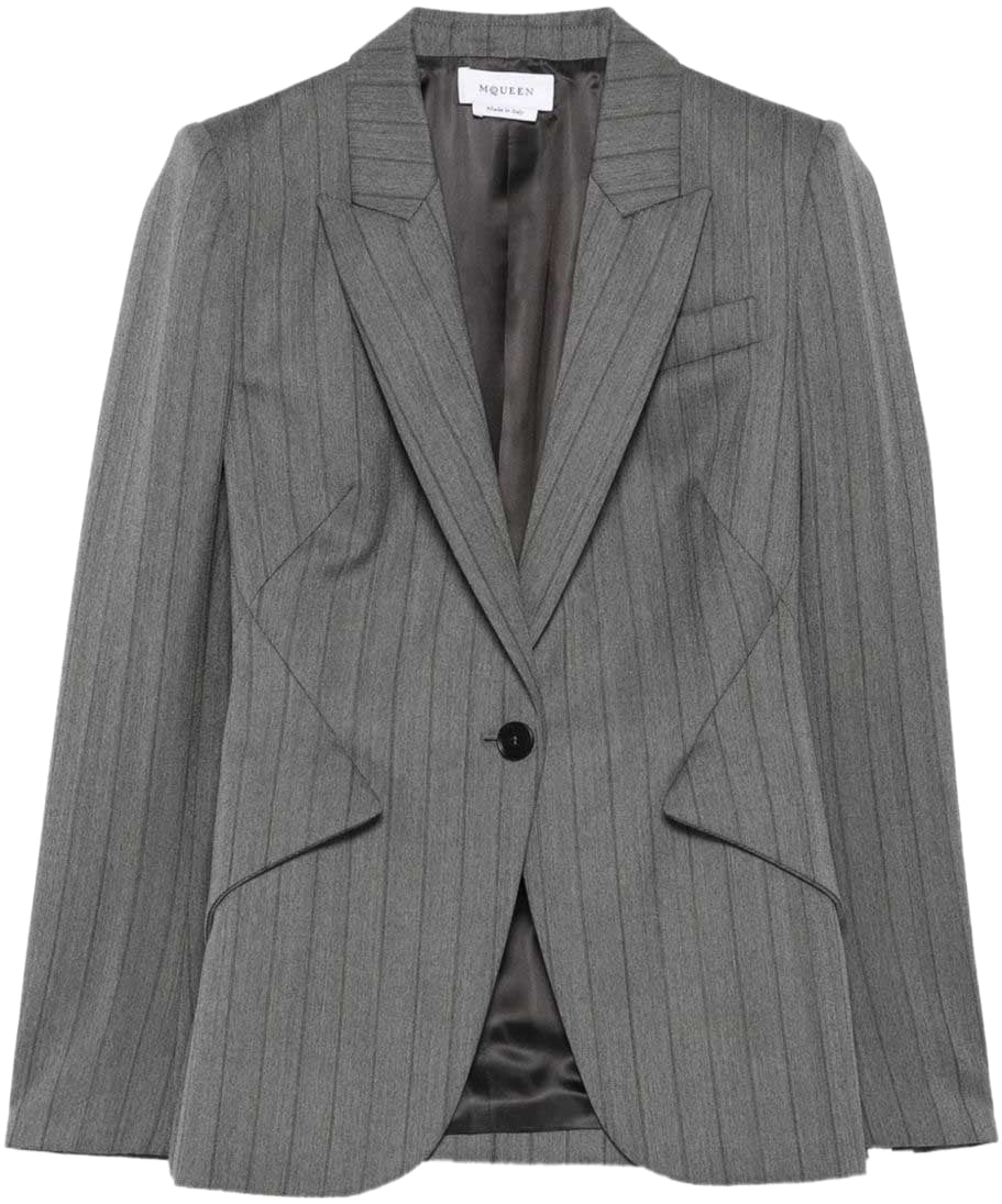 Alexander McQueen Jackets Grey Grijs