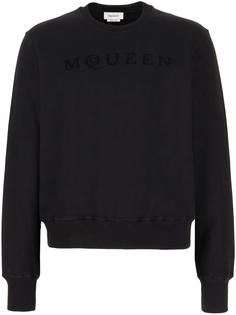 Alexander McQueen Alexander McQueen Black cotton sweatshirt Zwart
