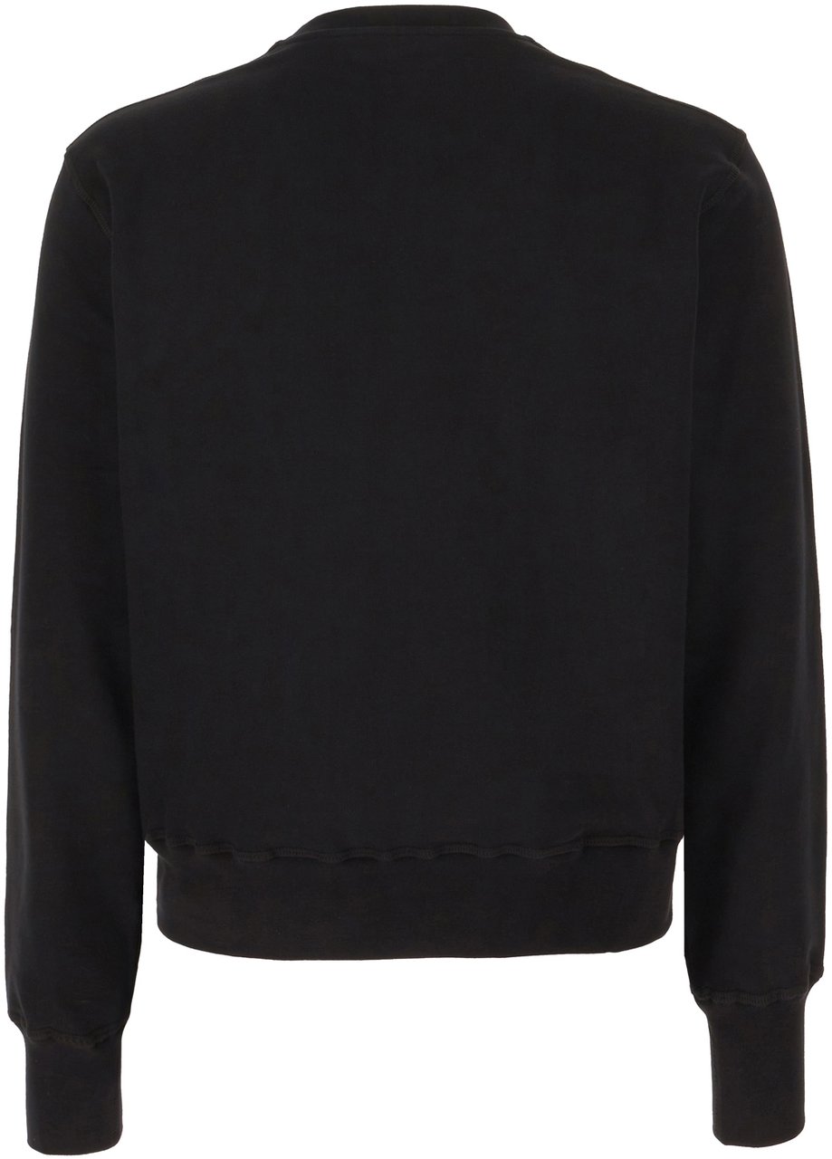 Alexander McQueen Alexander McQueen Black cotton sweatshirt Zwart