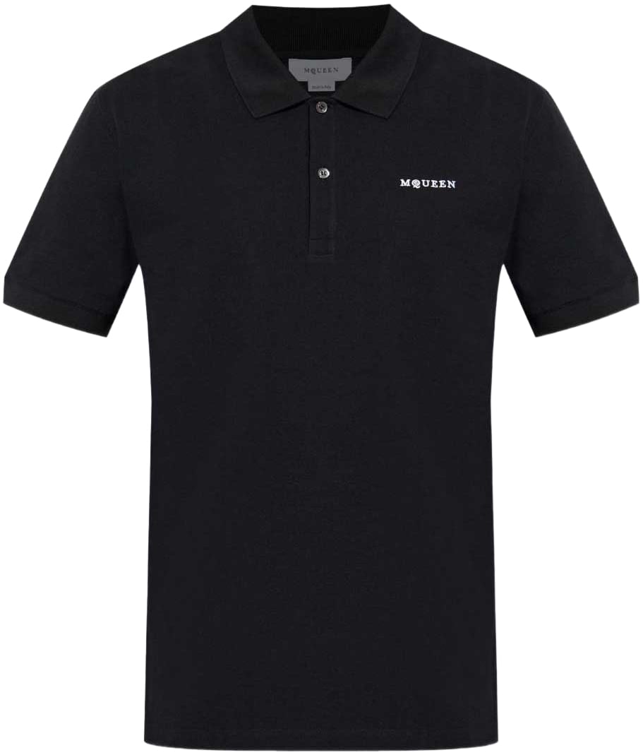 Alexander McQueen T-Shirts And Polos Black Zwart