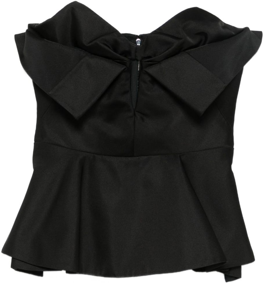Alexander McQueen Top Black Zwart