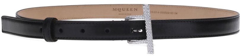 Alexander McQueen Belts Black Zwart