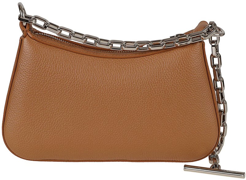 Alexander McQueen Curved Silhouette Bag In Pink Full-Grain Calf Leather Bruin