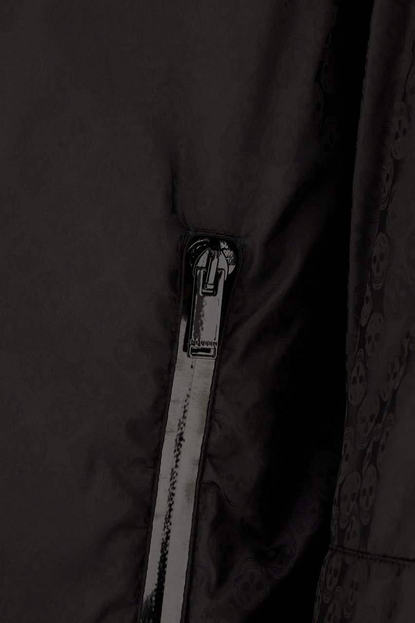 Alexander McQueen Alexander McQueen Black nylon windbreaker Zwart