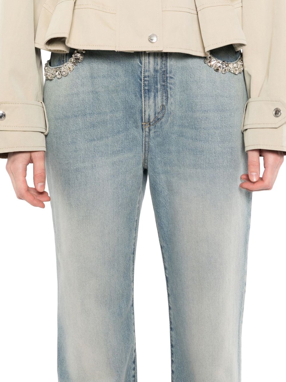 Alexander McQueen Jeans Clear Blue Lichtblauw