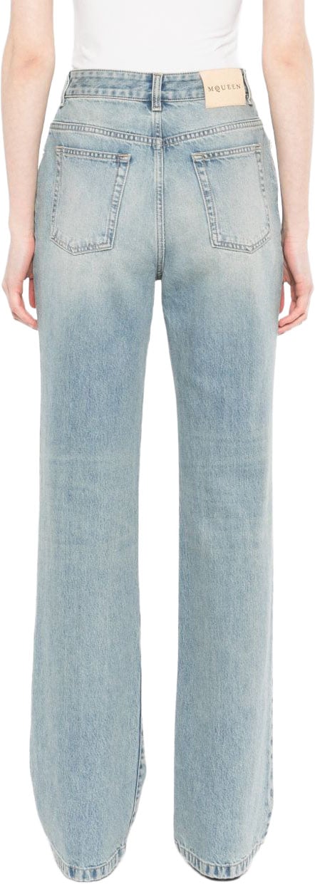 Alexander McQueen Jeans Light Blue Lichtblauw