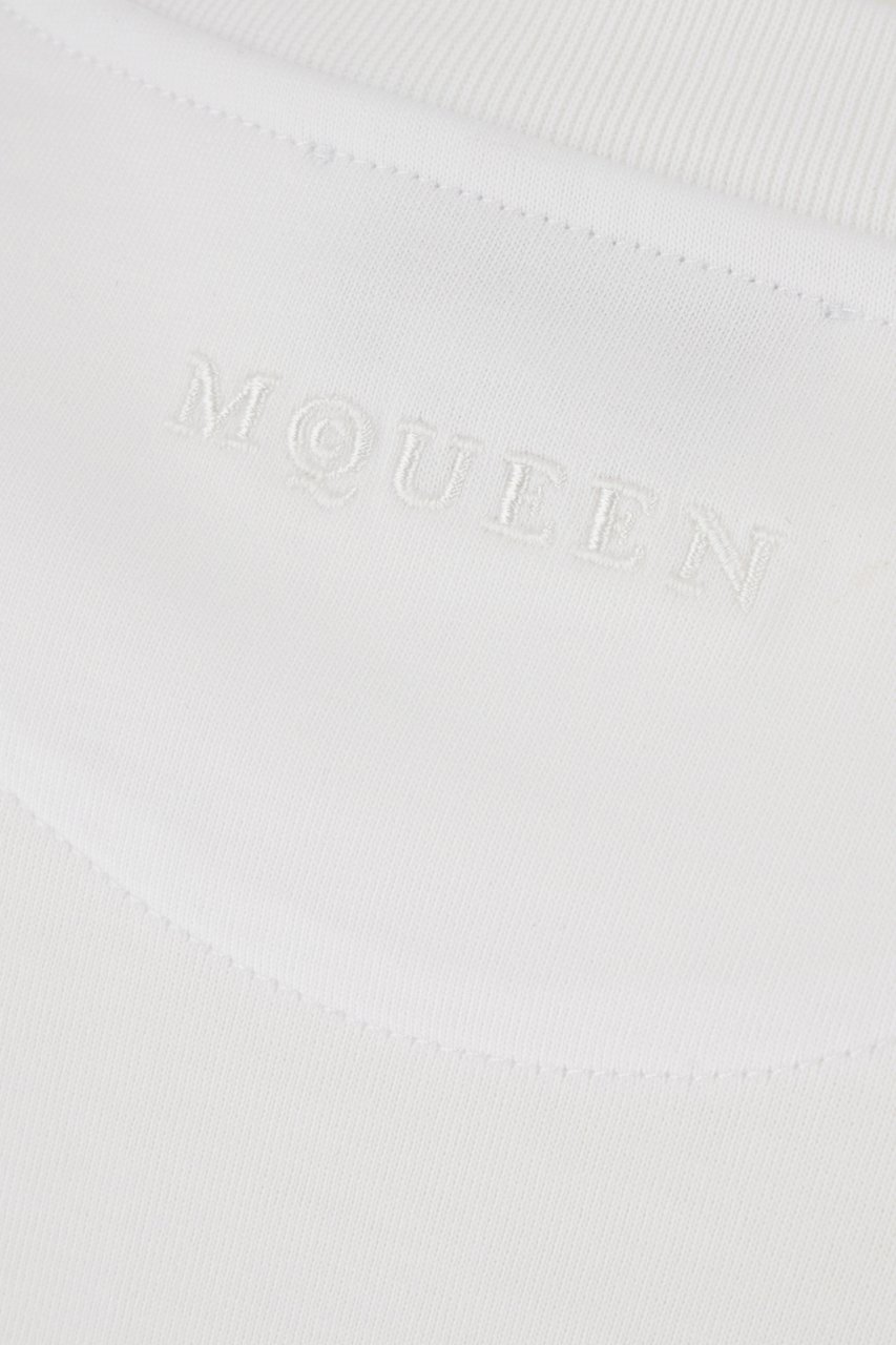 Alexander Mcqueen White cotton t-shirt Wit