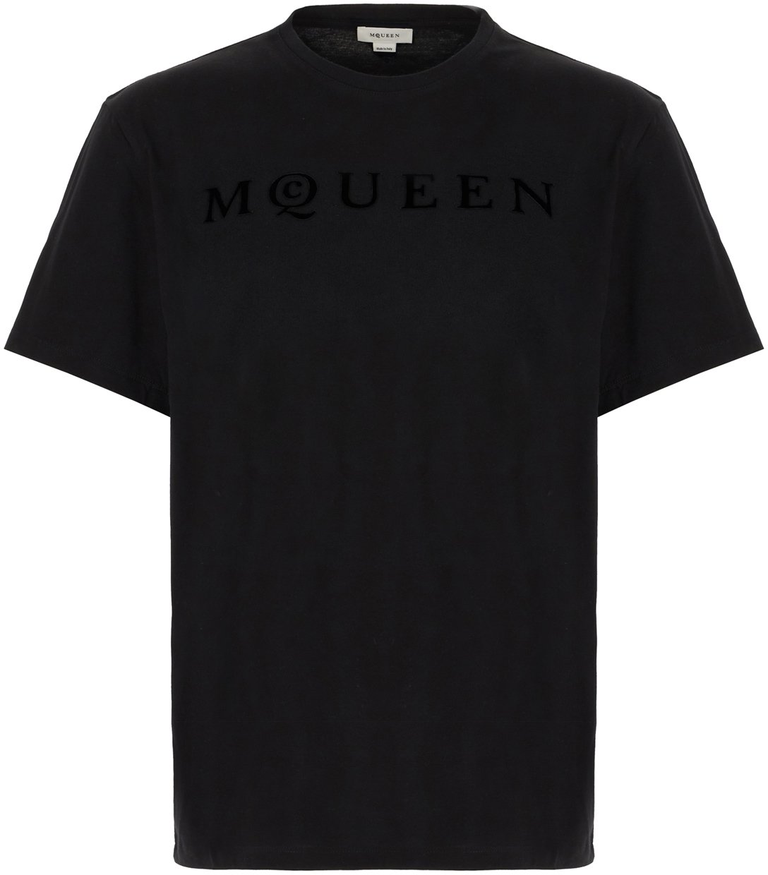 Alexander McQueen Alexander McQueen Black cotton t-shirt Zwart