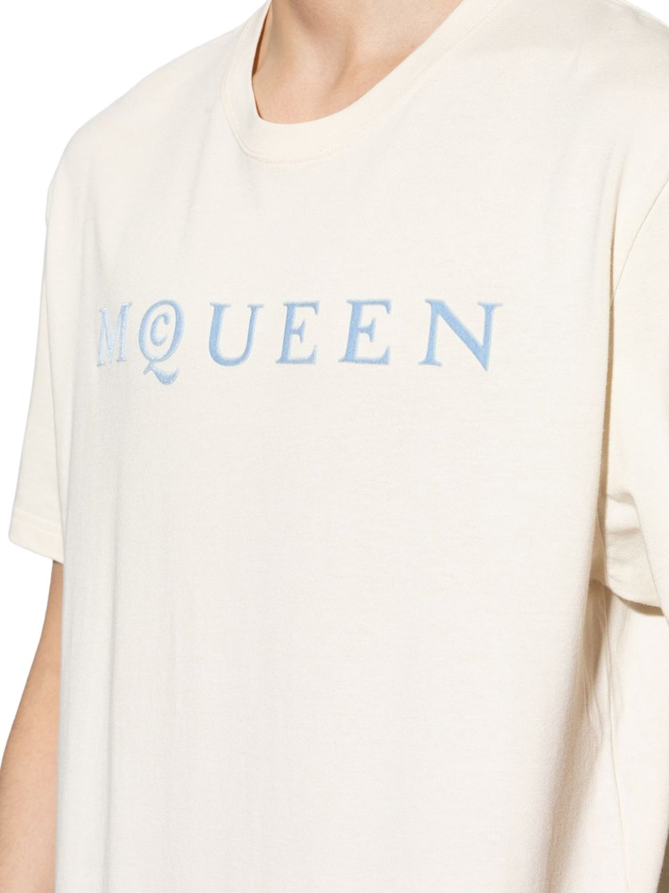 Alexander McQueen T-Shirts And Polos Beige Beige
