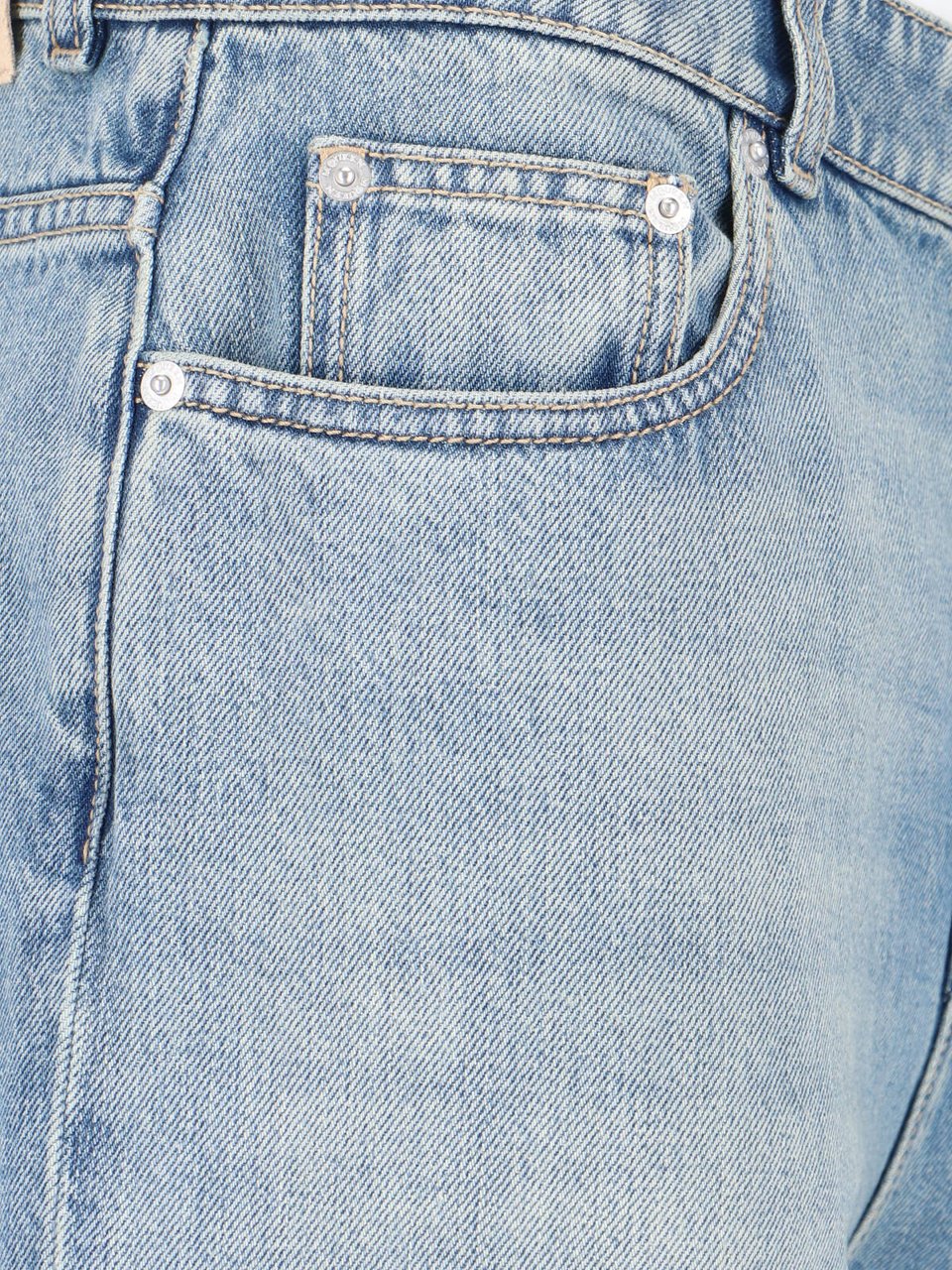 Alexander McQueen Wide-Leg Jeans – Light Blue Blauw