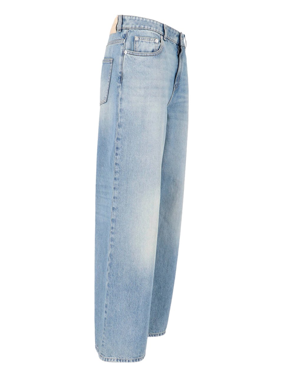 Alexander McQueen Wide-Leg Jeans – Light Blue Blauw