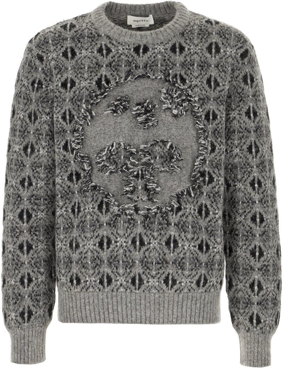 Alexander McQueen Alexander McQueen Embroidered nylon blend sweater Divers