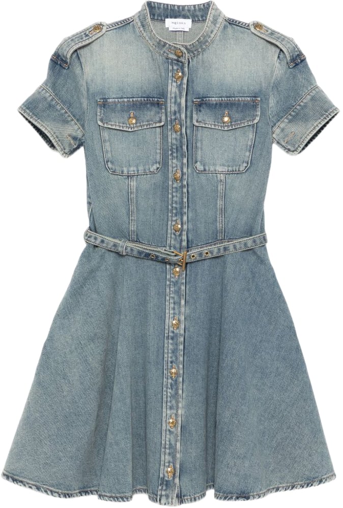 Alexander McQueen Alexander Mcqueen Dresses Blue Blauw