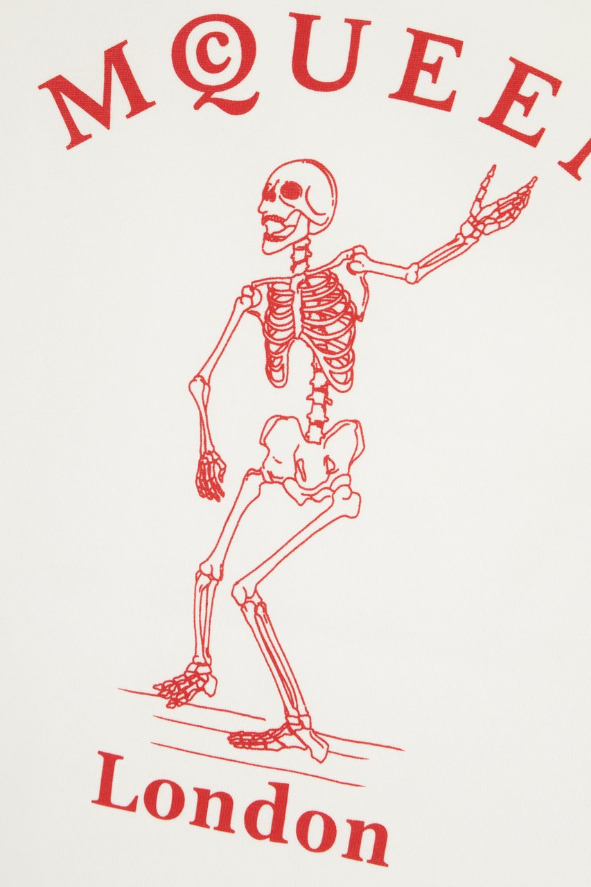 Alexander McQueen Alexander Mcqueen Ivory cotton t-shirt Neutraal