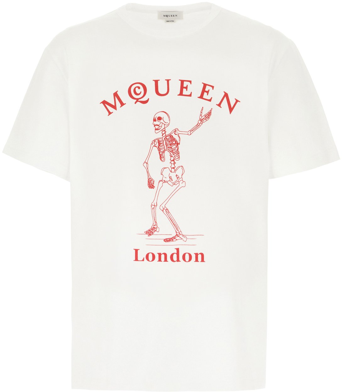 Alexander McQueen Alexander Mcqueen Ivory cotton t-shirt Neutraal