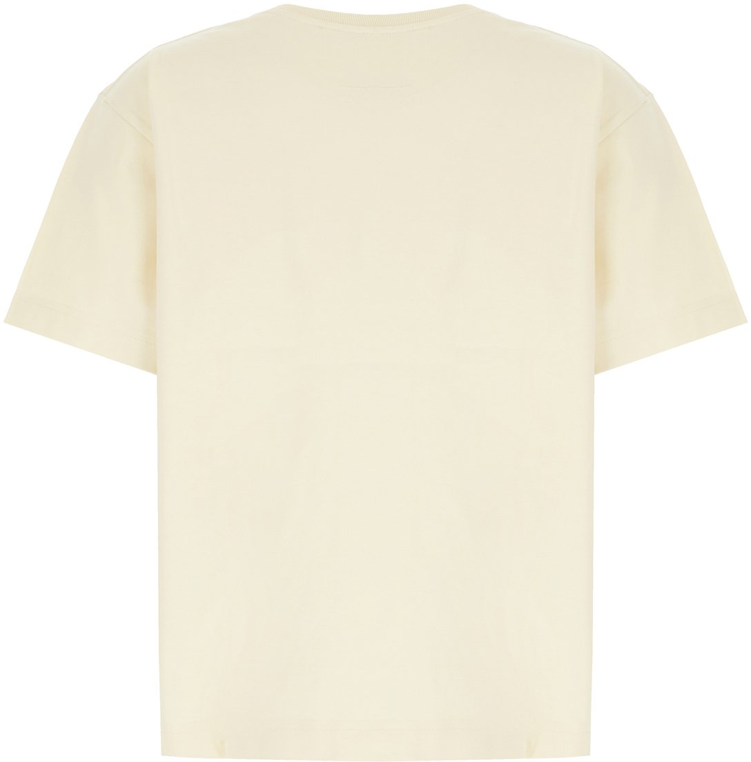 Alexander McQueen Alexander Mcqueen Cream cotton t-shirt Geel