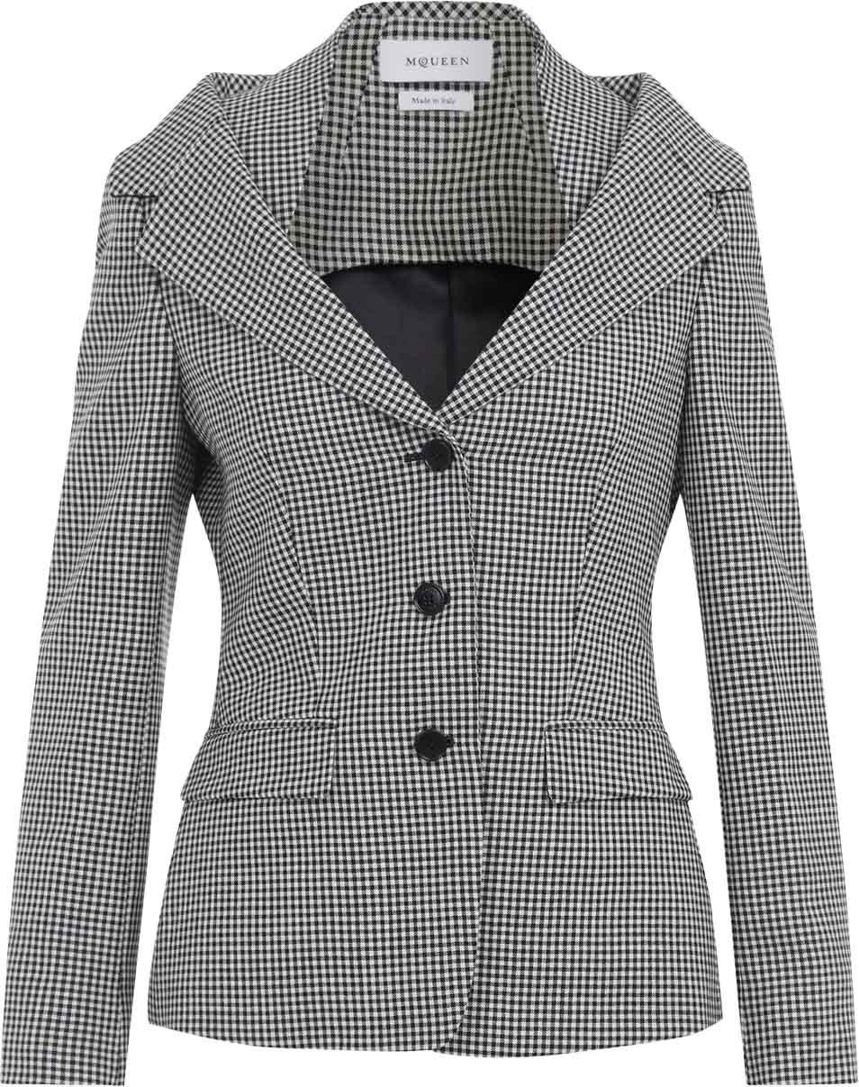 Alexander Mcqueen Off Shoulder Jacket Harness Divers