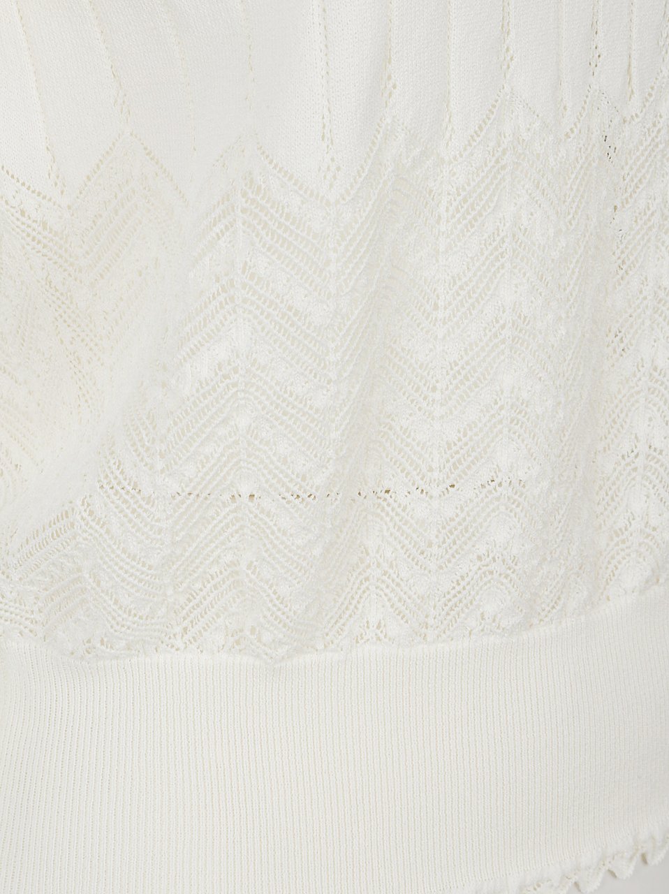 Alexander McQueen Ivory Viscose-Blend Pointed Turtleneck Wit
