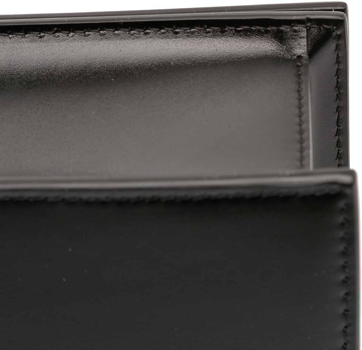 Alexander McQueen Mini Leather Sculptural Four Ring Crossbody Zwart