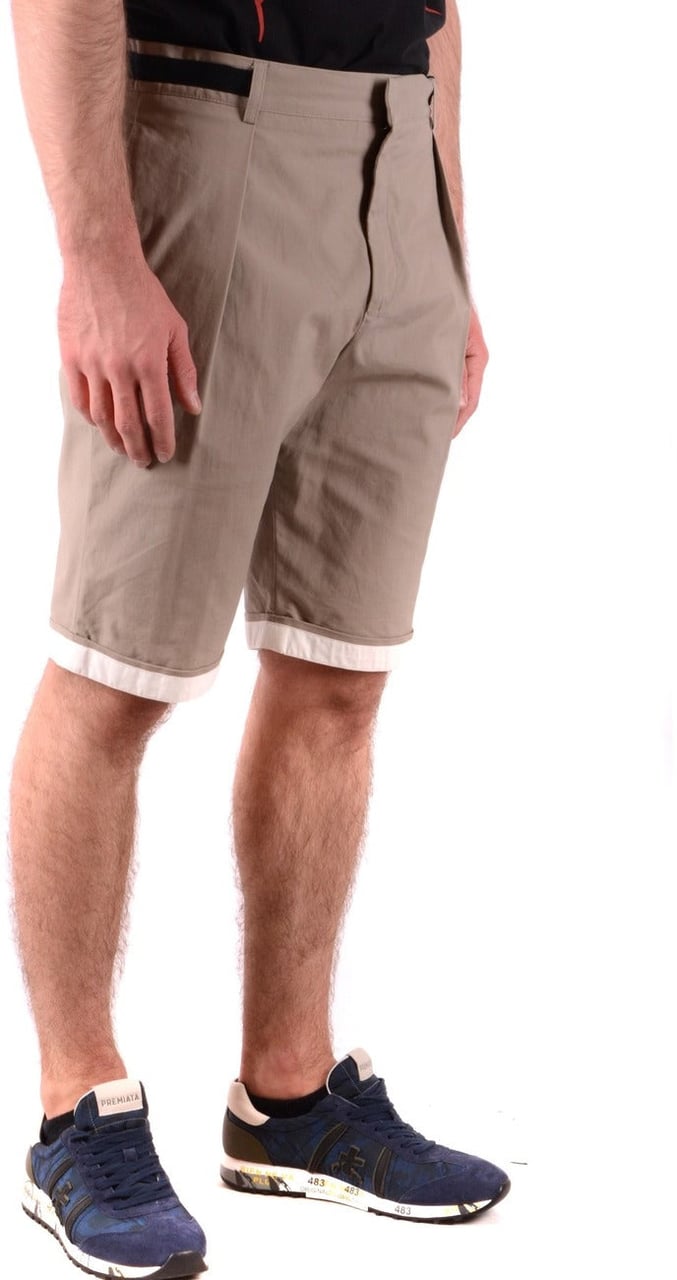 Alexander Mcqueen Men Shorts Beige