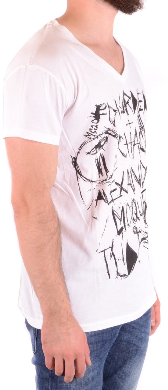 Alexander Mcqueen Men T-Shirt Wit
