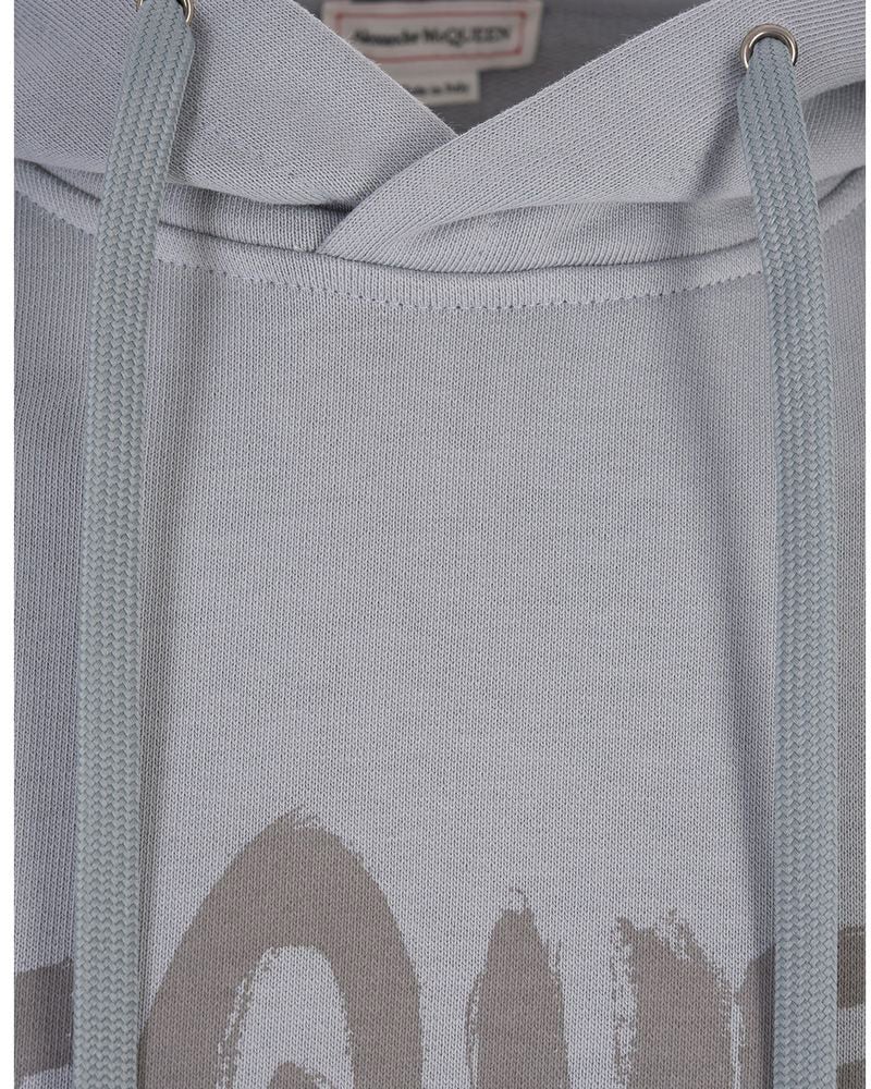 Alexander McQueen Alexander McQueen Gray Cotton Sweatshirt Grijs