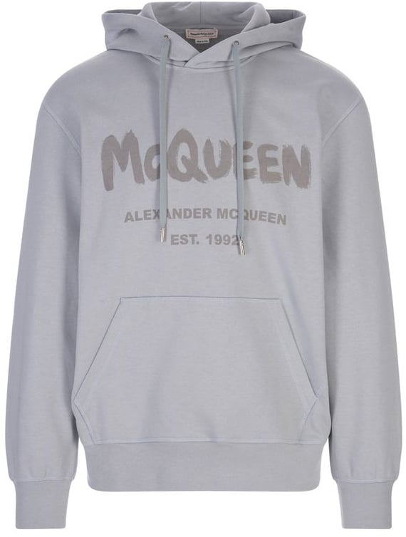 Alexander McQueen Alexander McQueen Gray Cotton Sweatshirt Grijs