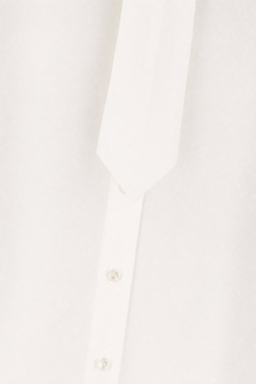 Alexander Mcqueen White silk blouse Wit