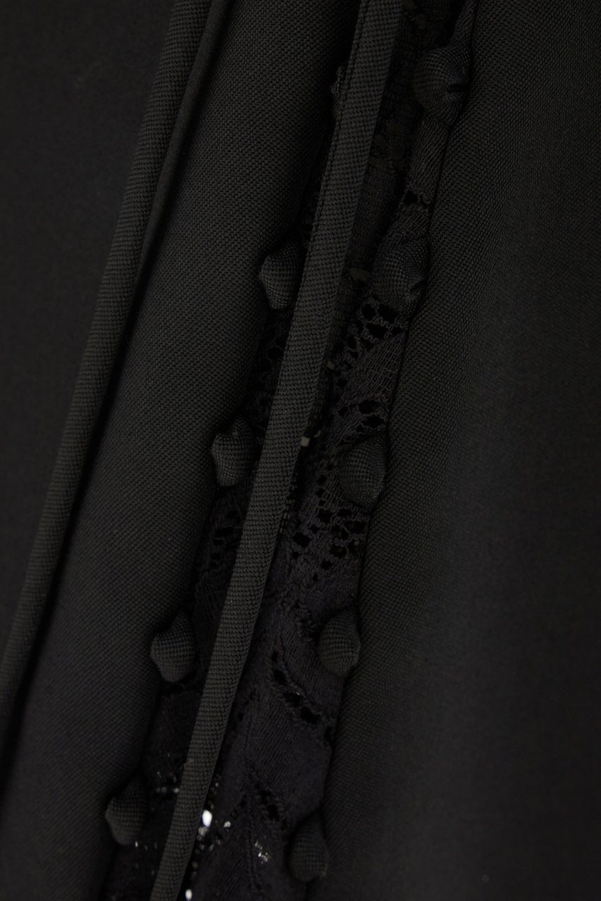 Alexander Mcqueen Black wool skirt Zwart