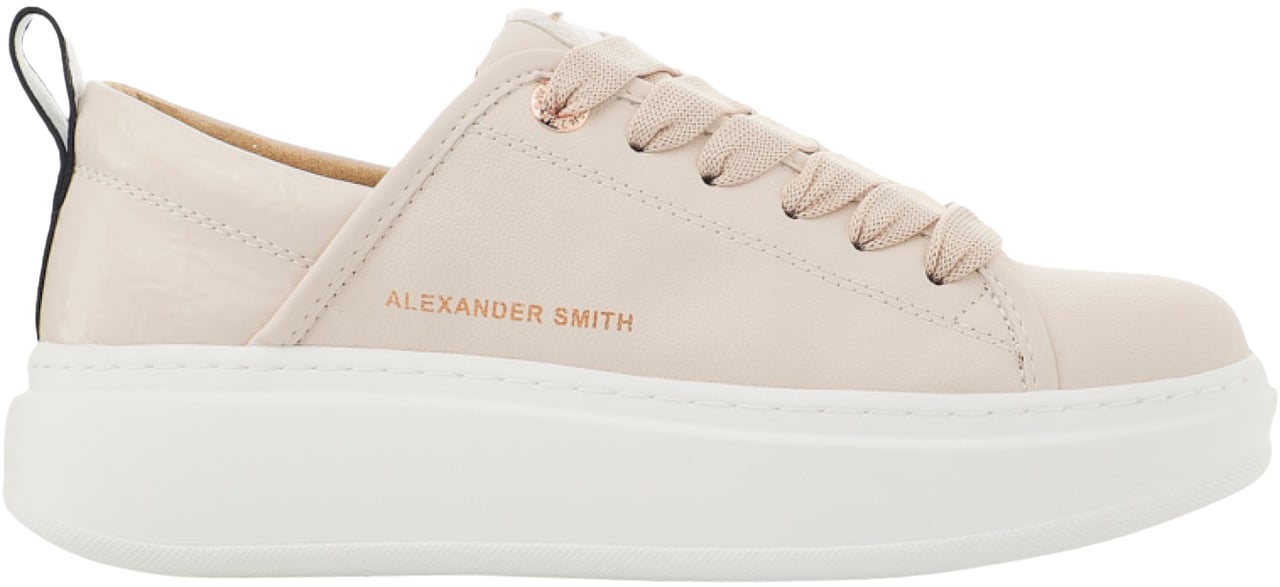 Alexander Smith Sneakers EcoWembley beige con sperone in naplack beige Beige
