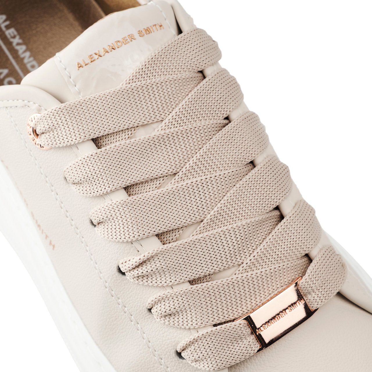 Alexander Smith Sneakers EcoWembley beige con sperone in naplack beige Beige