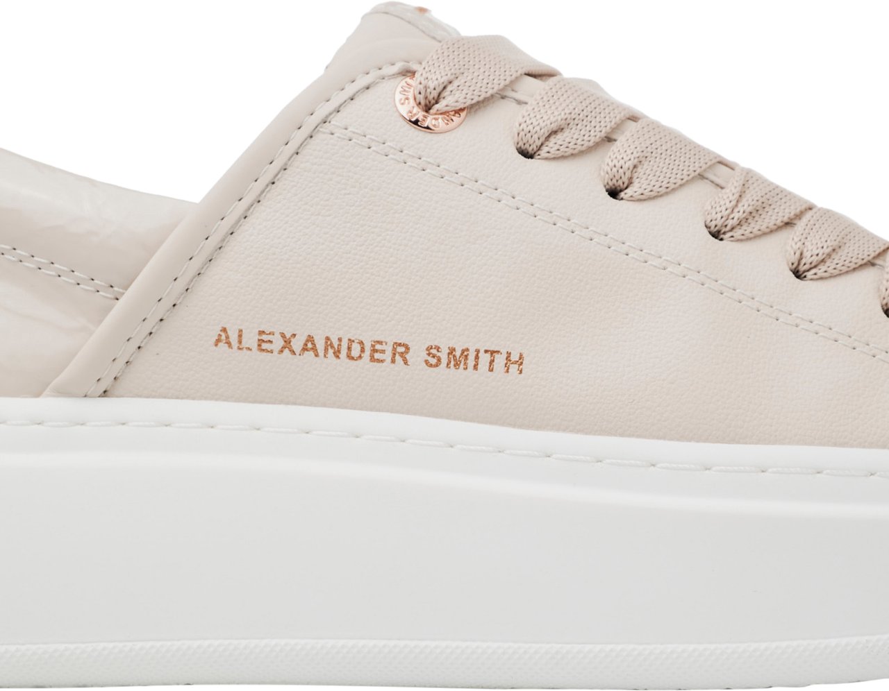 Alexander Smith Sneakers EcoWembley beige con sperone in naplack beige Beige